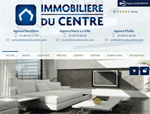 Tablet Screenshot of immoducentre.com